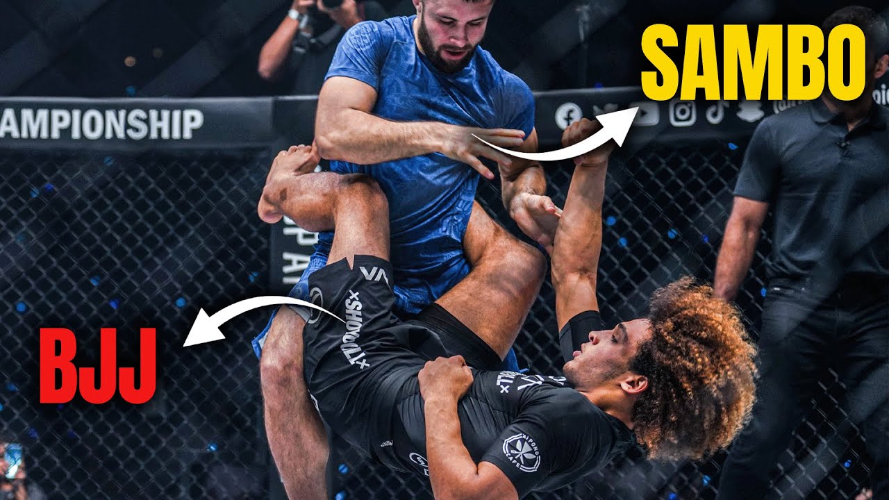 Brazilian Jiu Jitsu vs. Sambo  Ruotolo vs. Kurzhev | Full Fight