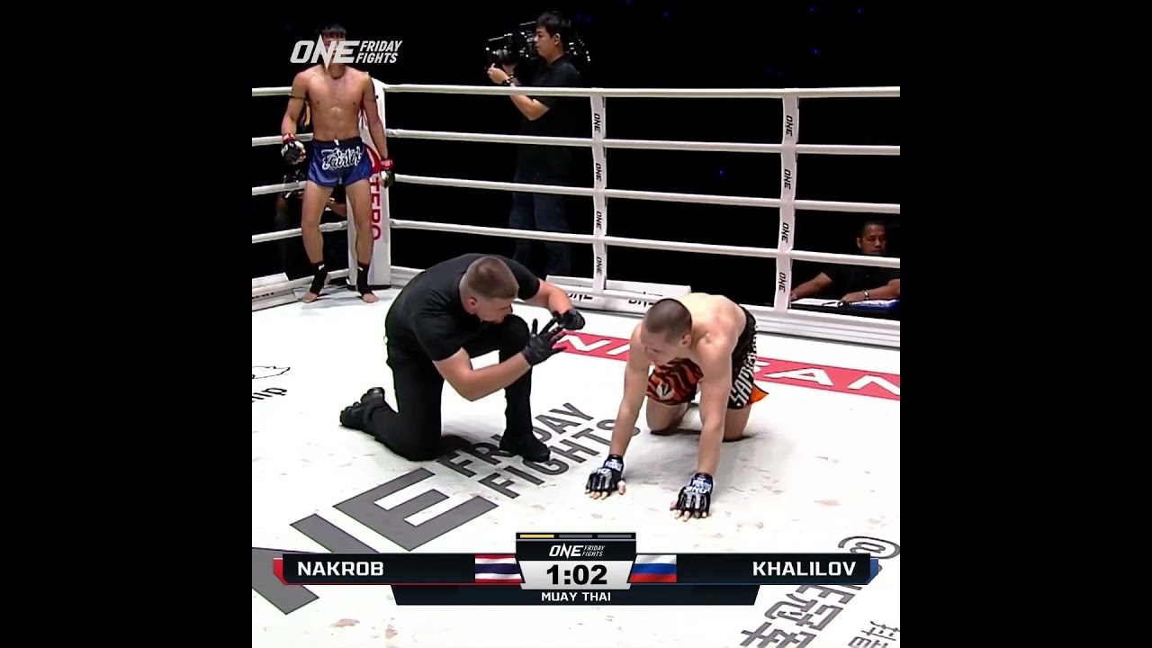 HELLBOW  Nakrob obliterates Tagir Khalilov in Round 1! #ONEFridayFights67