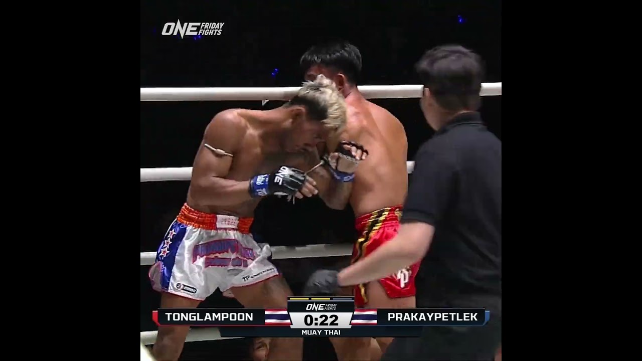 NO QUIT  Tonglampoon STORMS back for the knee KO  #ONEFridayFights67